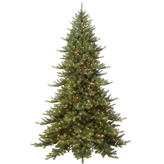2,3 m vorbeleuchteter künstlicher Weihnachtsbaum von Royal Majestic Fraser, klare Lichter